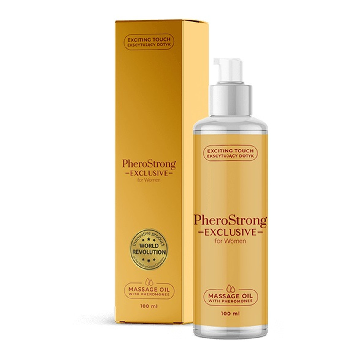 Pherostrong Exclusive For Women Massage Oil With Pheromones Olejek do masażu z feromonami 100ml