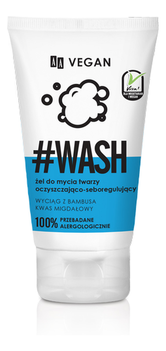 #Wash oczyszczająco-seboregulujący żel do mycia twarzy