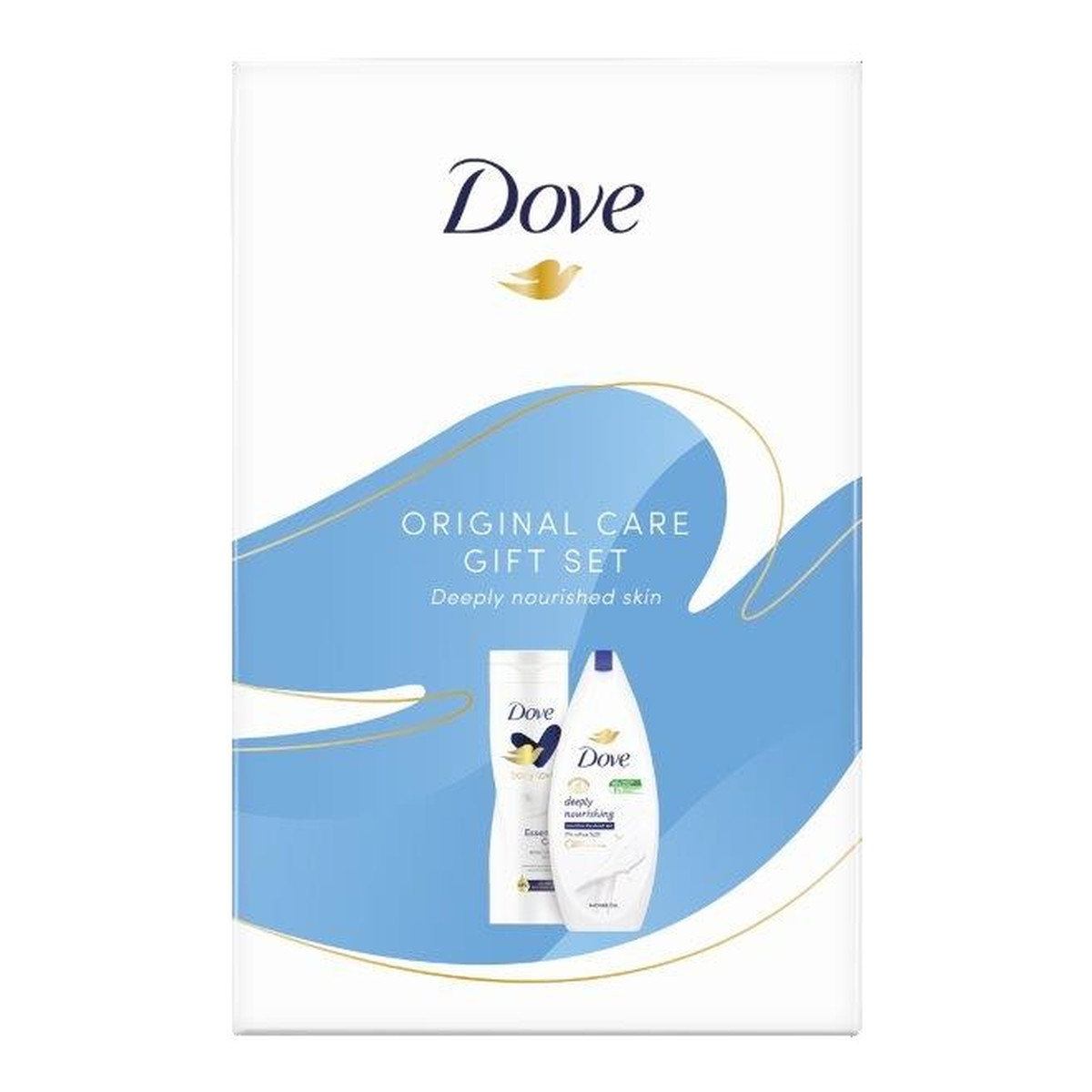 Dove Original Care Zestaw prezentowy żel pod prysznic + balsam do ciała