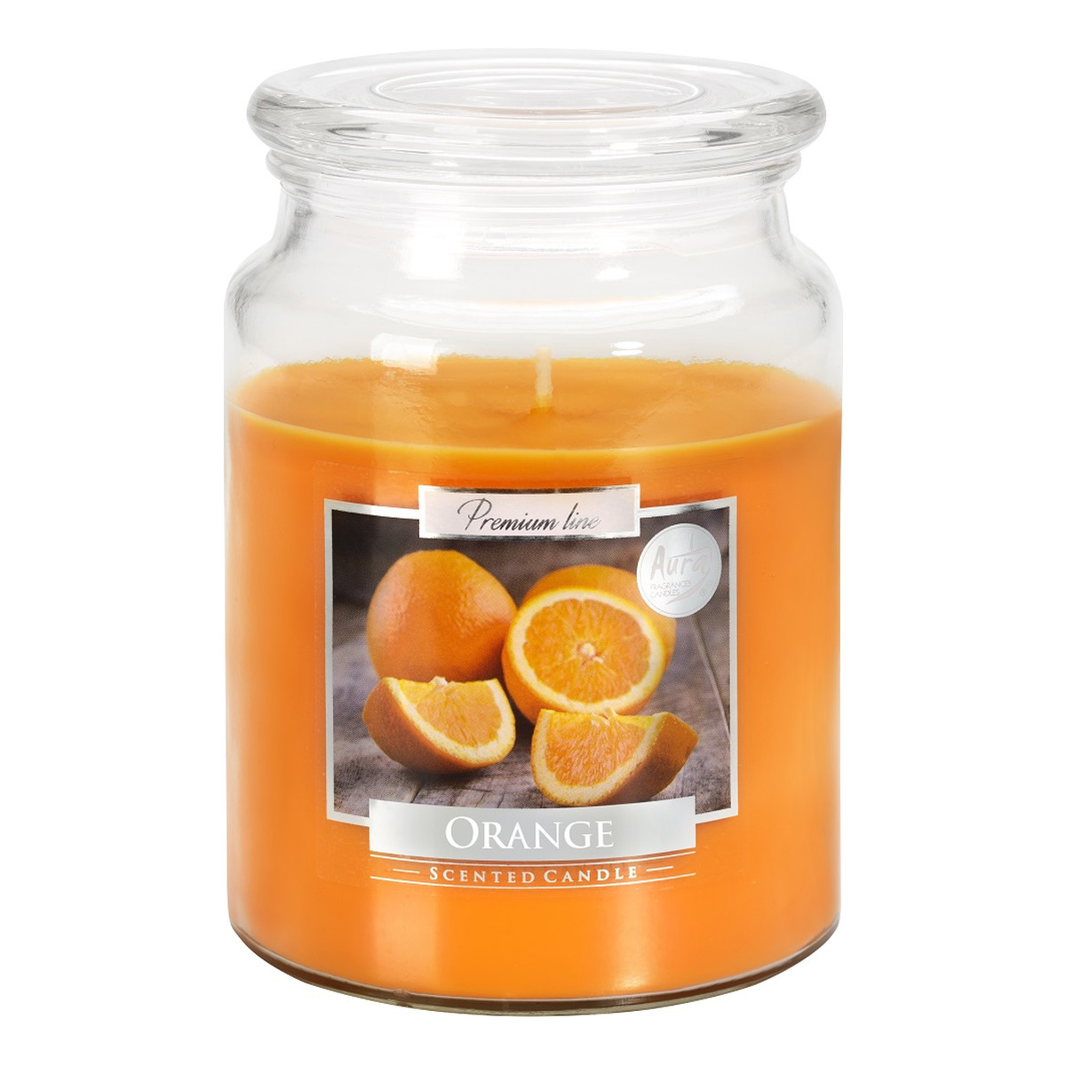 Bispol Świeca zapachowa w szkle pomarańcza 500g