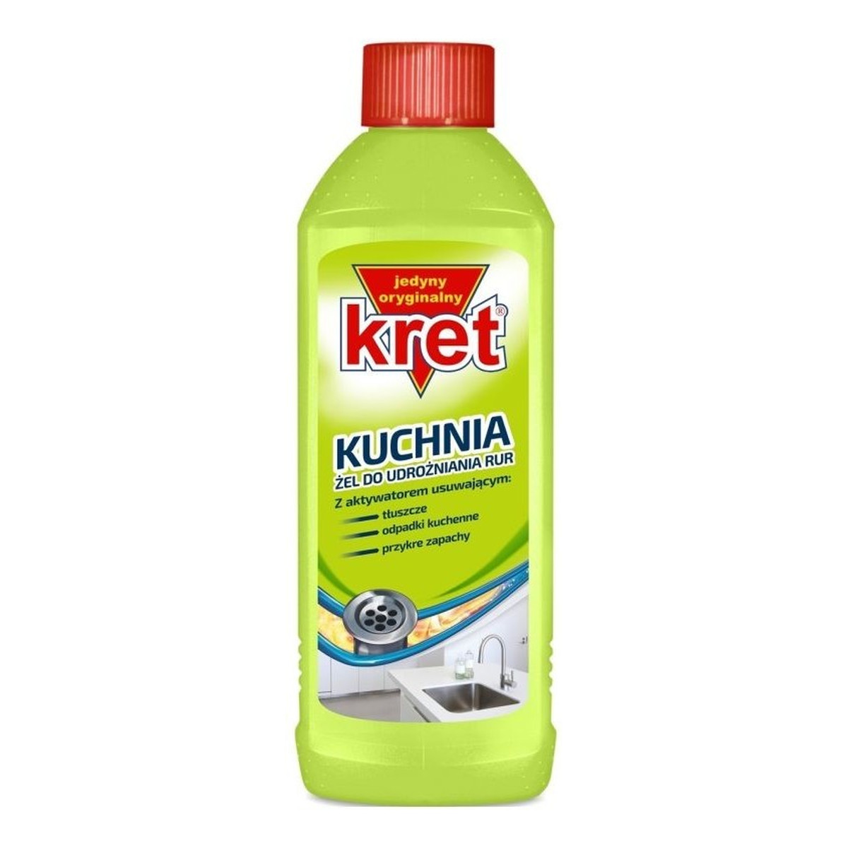 Kret żel do udrażniania rur Kuchnia 500g