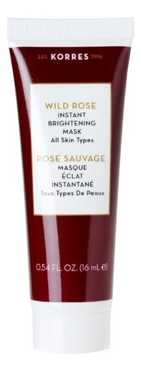 Wild Rose Instant Brightening Mask Rozświetlająca i Rozjaśniająca maska z olejkiem z dzikiej róży