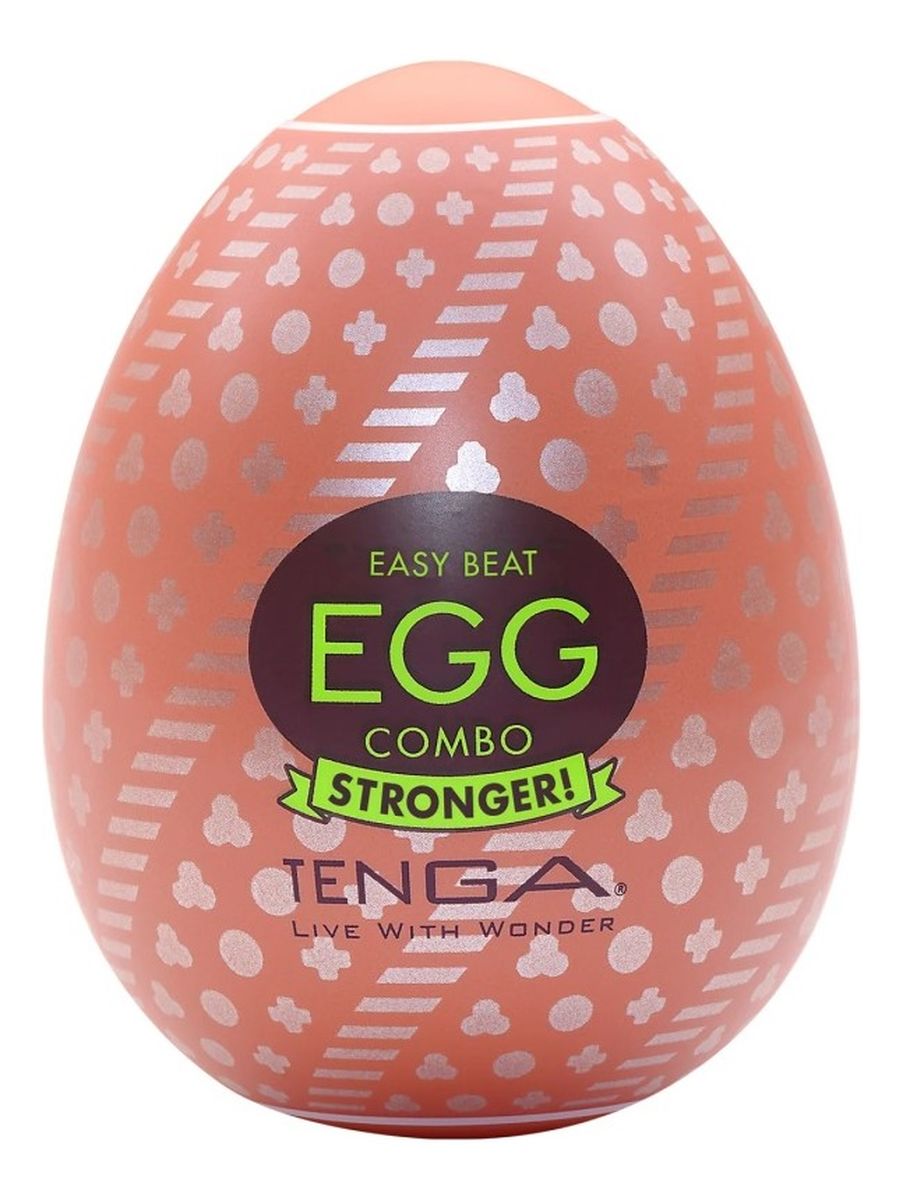 Easy beat egg combo stronger jednorazowy masturbator w kształcie jajka