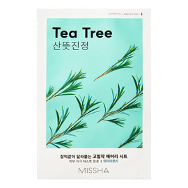 Airy fit sheet mask łagodząca maseczka w płachcie z ekstraktem z drzewa herbacianego tea tree