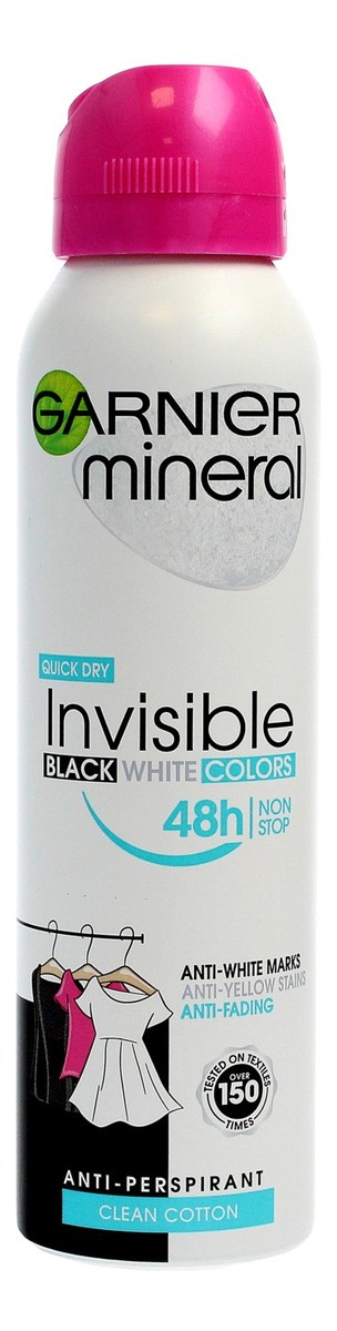 Dezodorant w sprayu 48H Invisible Clean Cotton