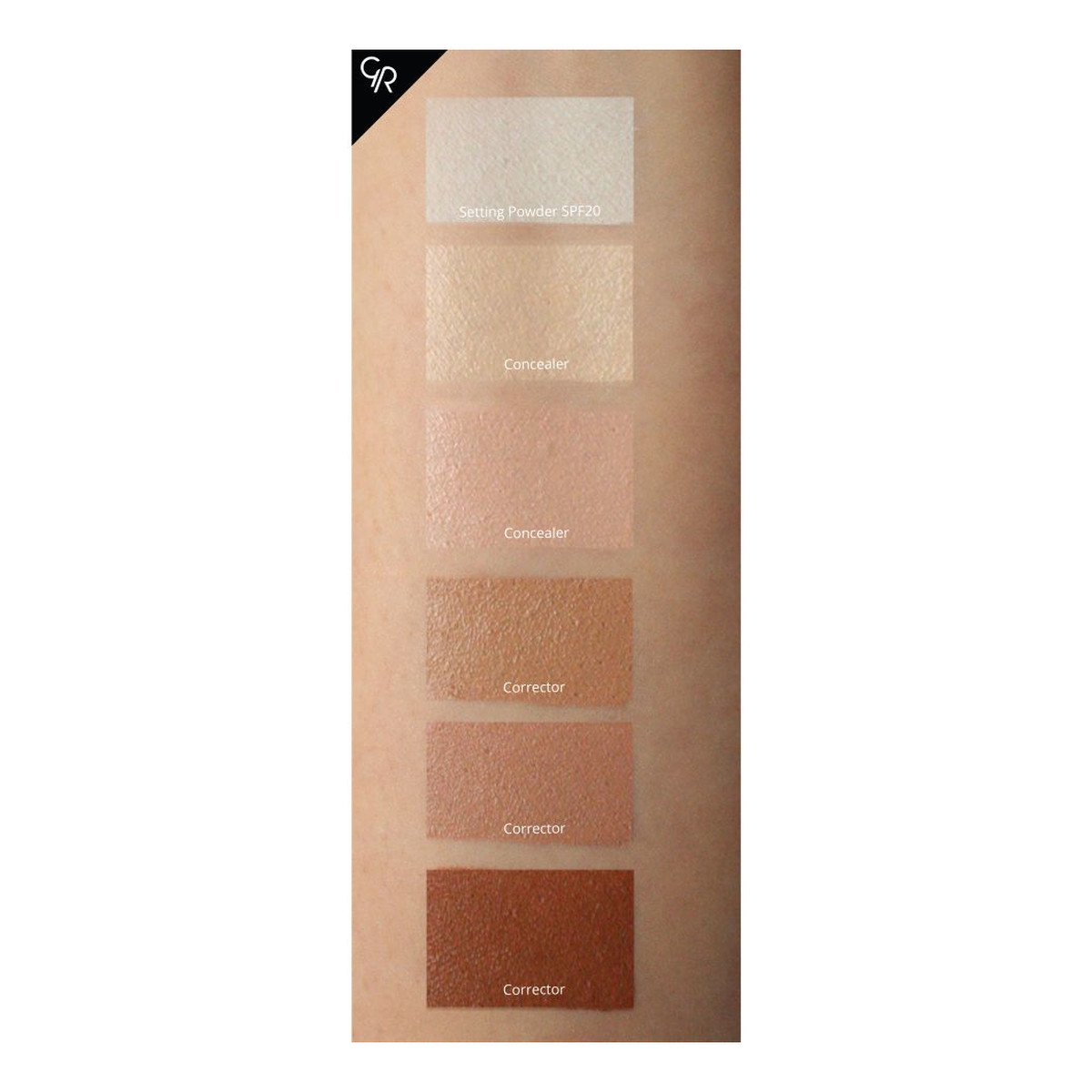 Golden Rose Correct&Conceal Concealer Korygująca i Tuszująca Paleta Korektorów 12g