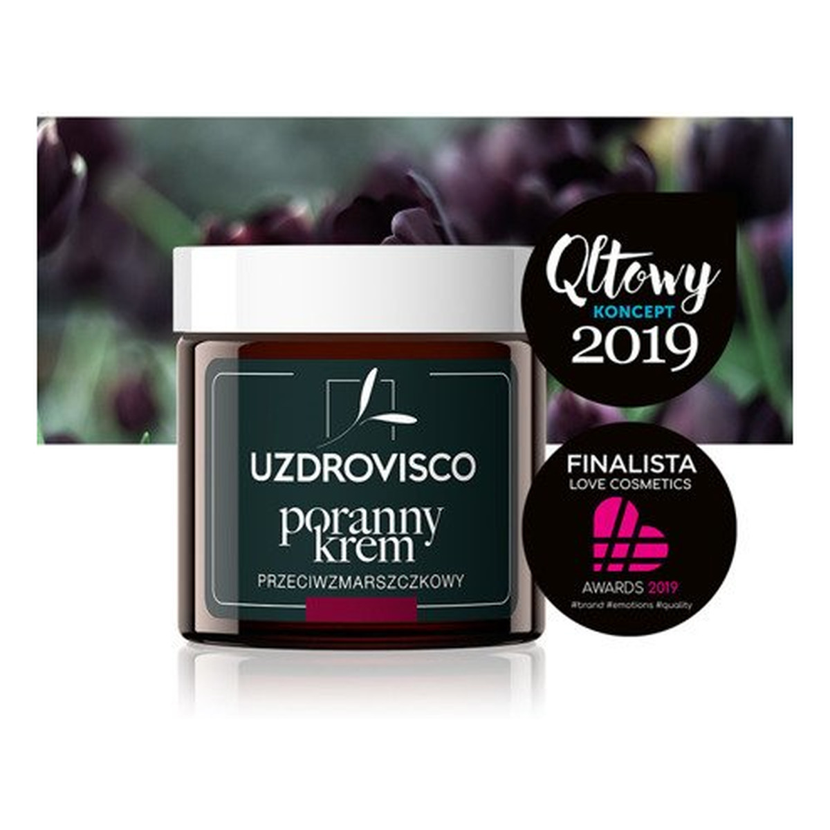 Uzdrovisco Czarny Tulipan Poranny krem przeciwzmarszczkowy - 50ml