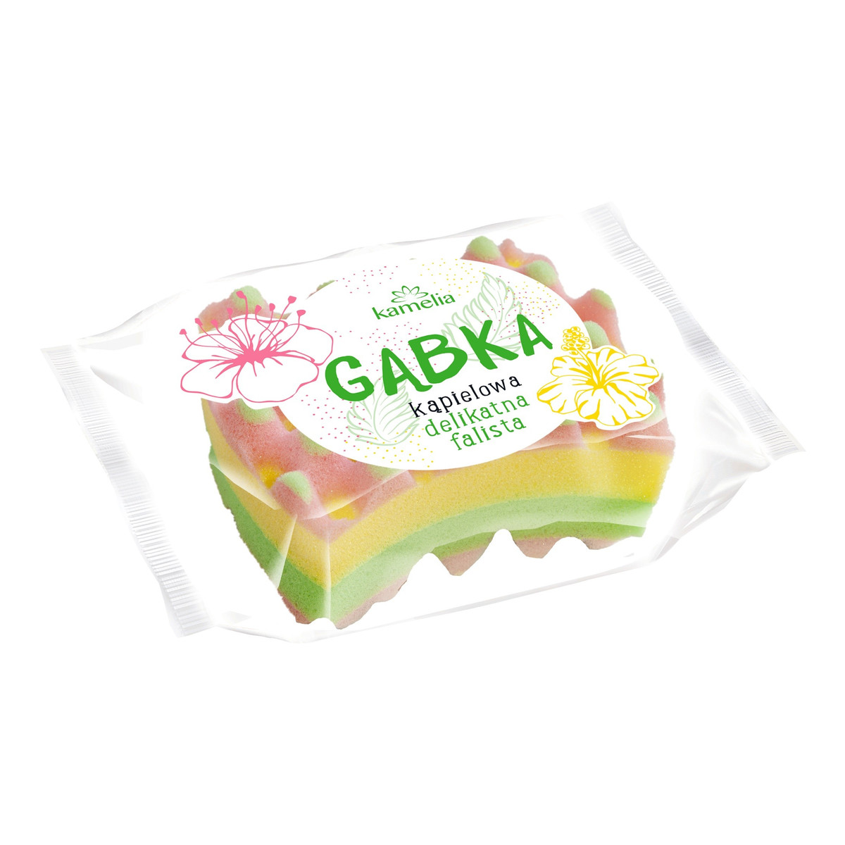 Grosik Gąbka do kąpieli falista Kamelia 1szt