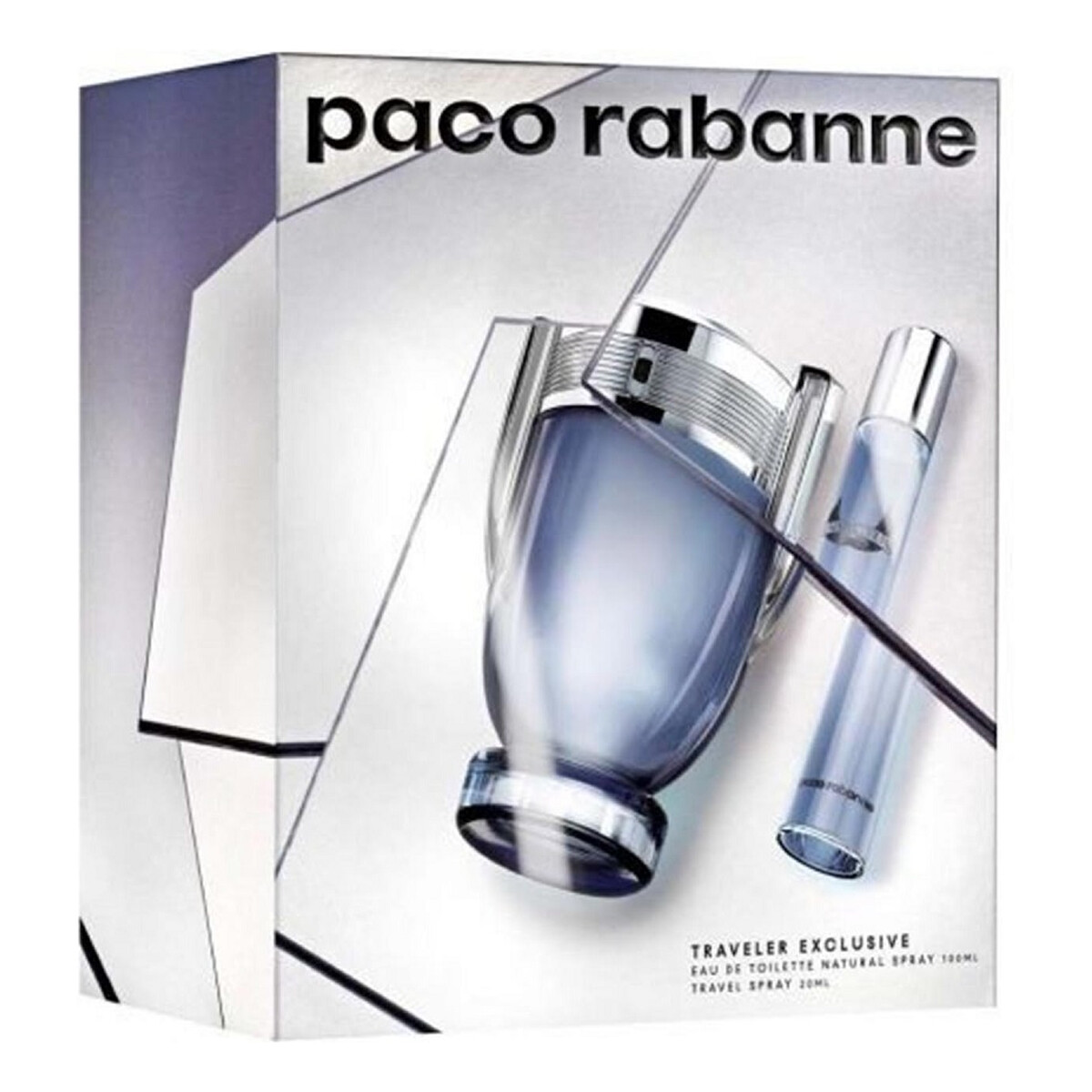 Paco Rabanne Invictus Zestaw woda toaletowa spray 100ml + woda toaletowa spray 20ml