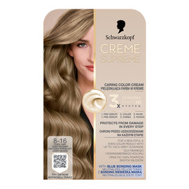 Creme supreme farba do włosów odcień 8-16 cool ash blonde