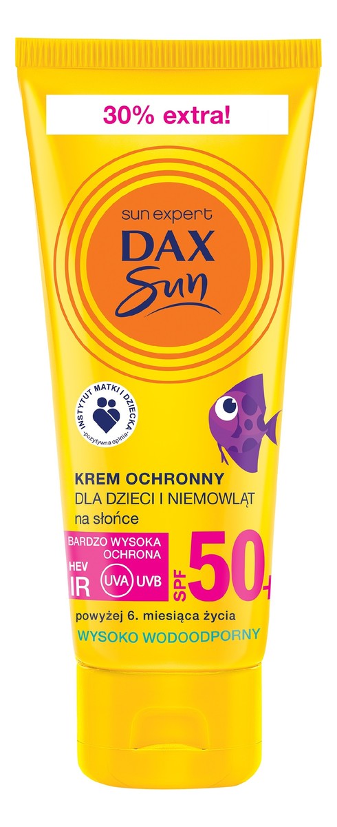 Krem ochronny na słońce dla dzieci i niemowląt SPF 50+