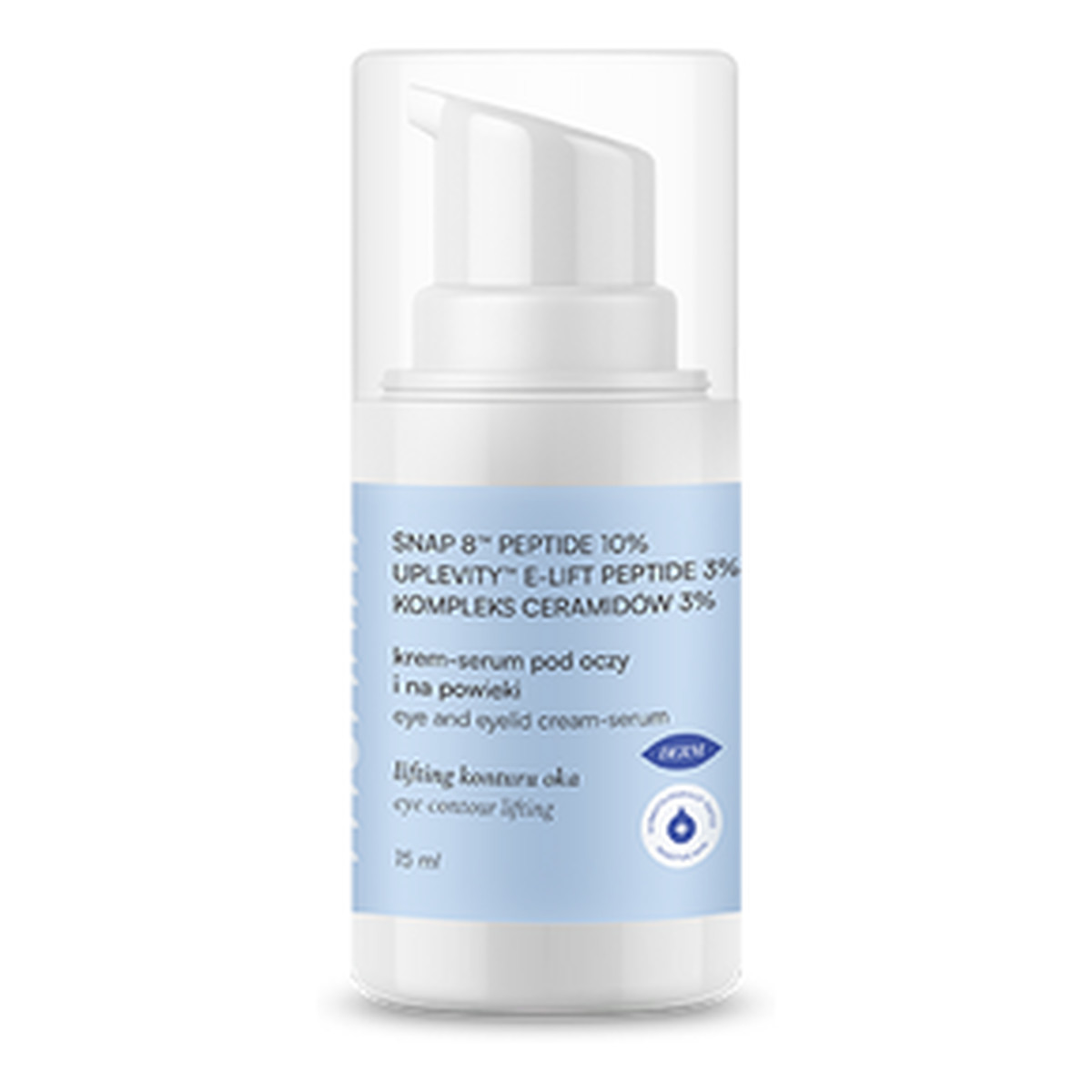 Mohani Krem pod oczy i na powieki z peptydami i ceramidami 15ml