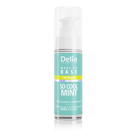 Delia cosmetics wegańska nawilżająco-odświeżająca baza pod makijaż so cool mint (miętowa)
