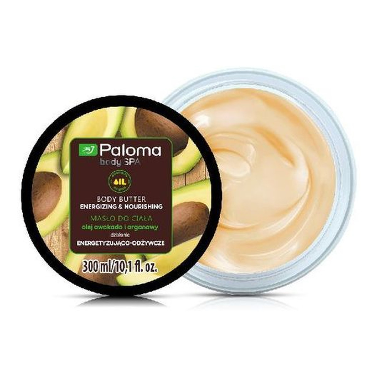 Paloma Body Spa Body Butter Energizing & Nourishing masło do ciała energetyzująco-odżywcze olej avocado i arganowy 300ml