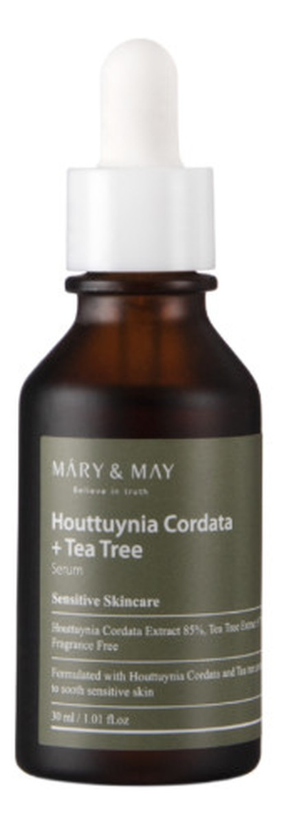 Houttuynia cordata + tea tree serum normalizujące serum do twarzy