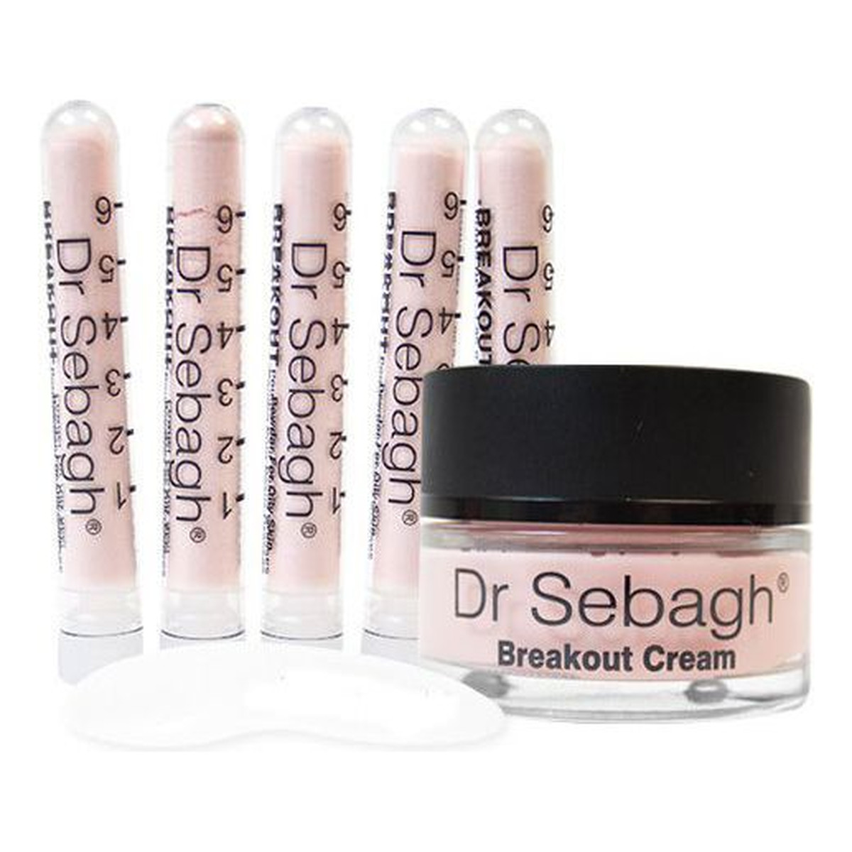 Dr Sebagh Breakout Cream krem dla skóry tłustej + Breakout Powder puder
