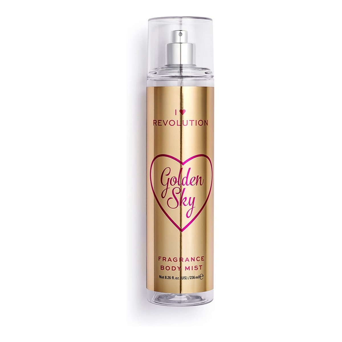 Makeup Revolution I heart revolution Mgiełka perfumowana do ciała Golden Sky 236ml