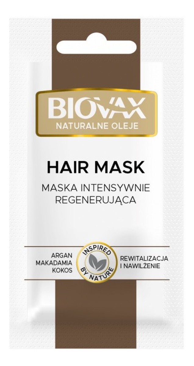 Maska do włosów intensywnie regenerująca - Naturalne Oleje