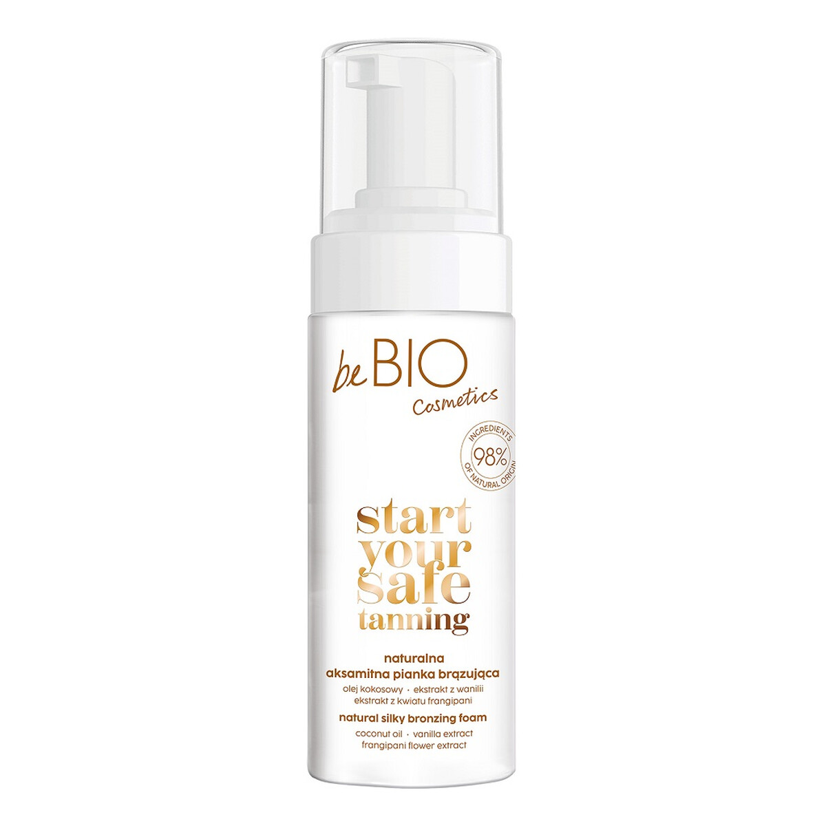 Be Bio Ewa Chodakowska Naturalna aksamitna pianka brązująca 150ml