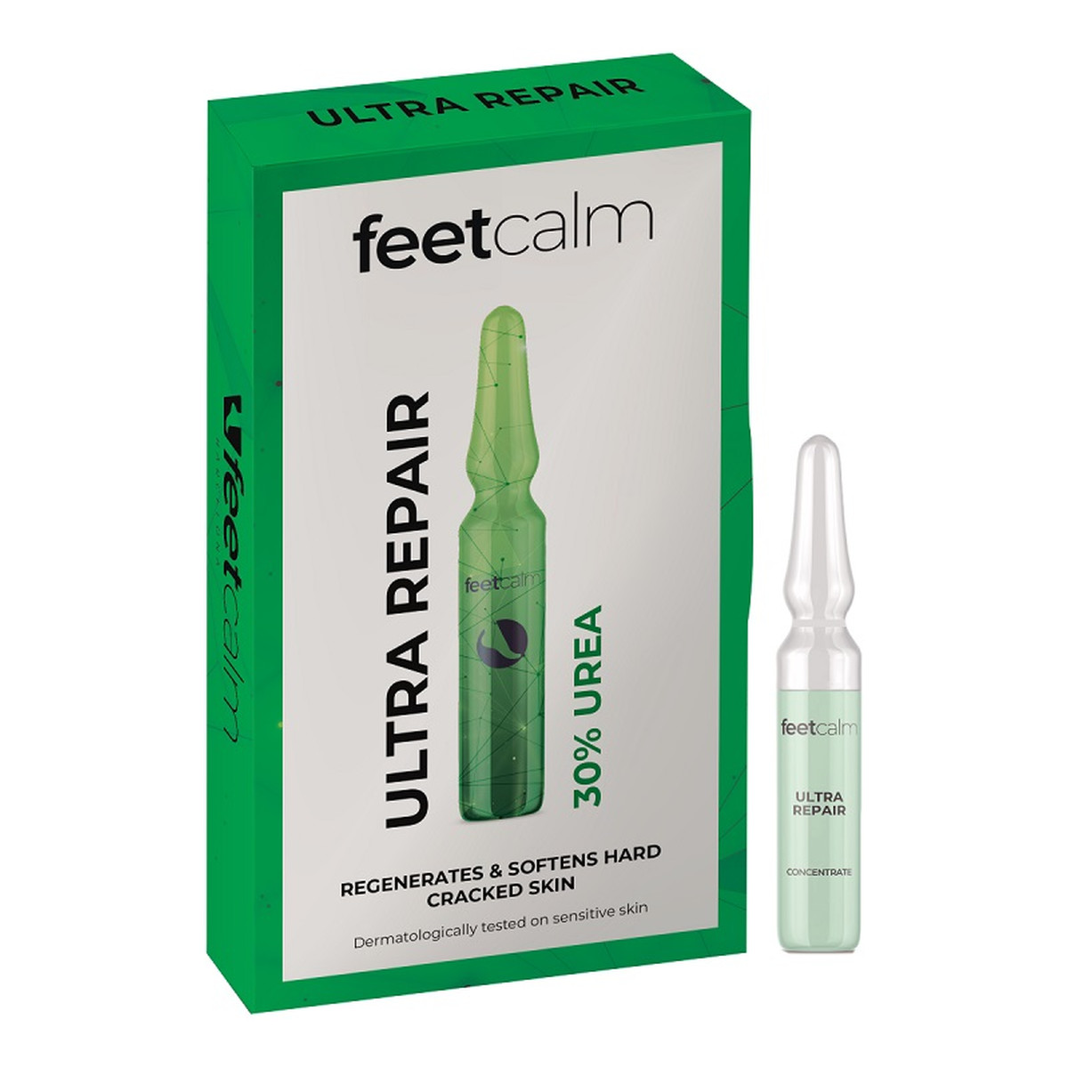 FeetCalm Ampułki regenerujące do stóp 30% mocznik 7x2ml 14ml