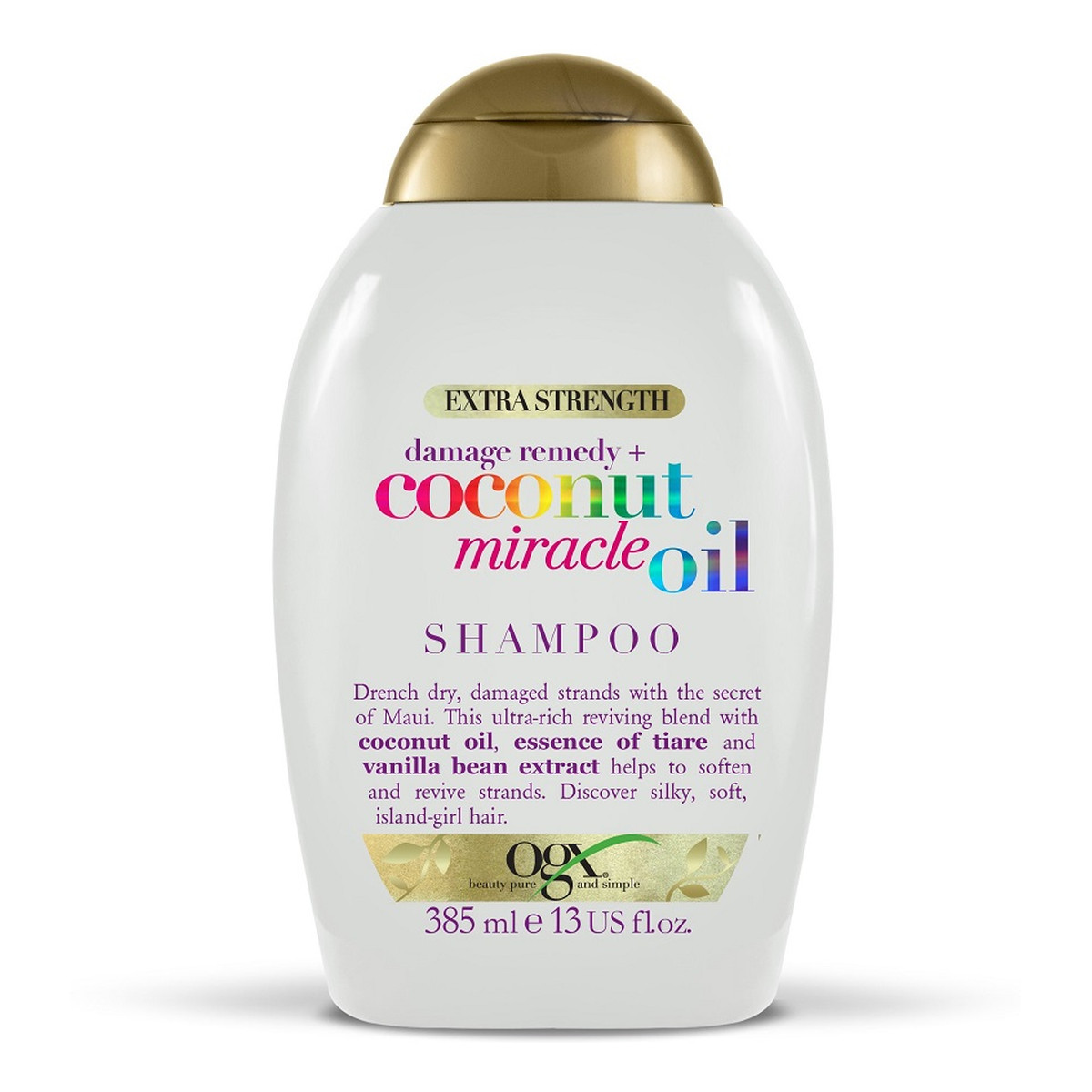 Organix Damage remedy + coconut miracle oil shampoo szampon do włosów suchych i zniszczonych