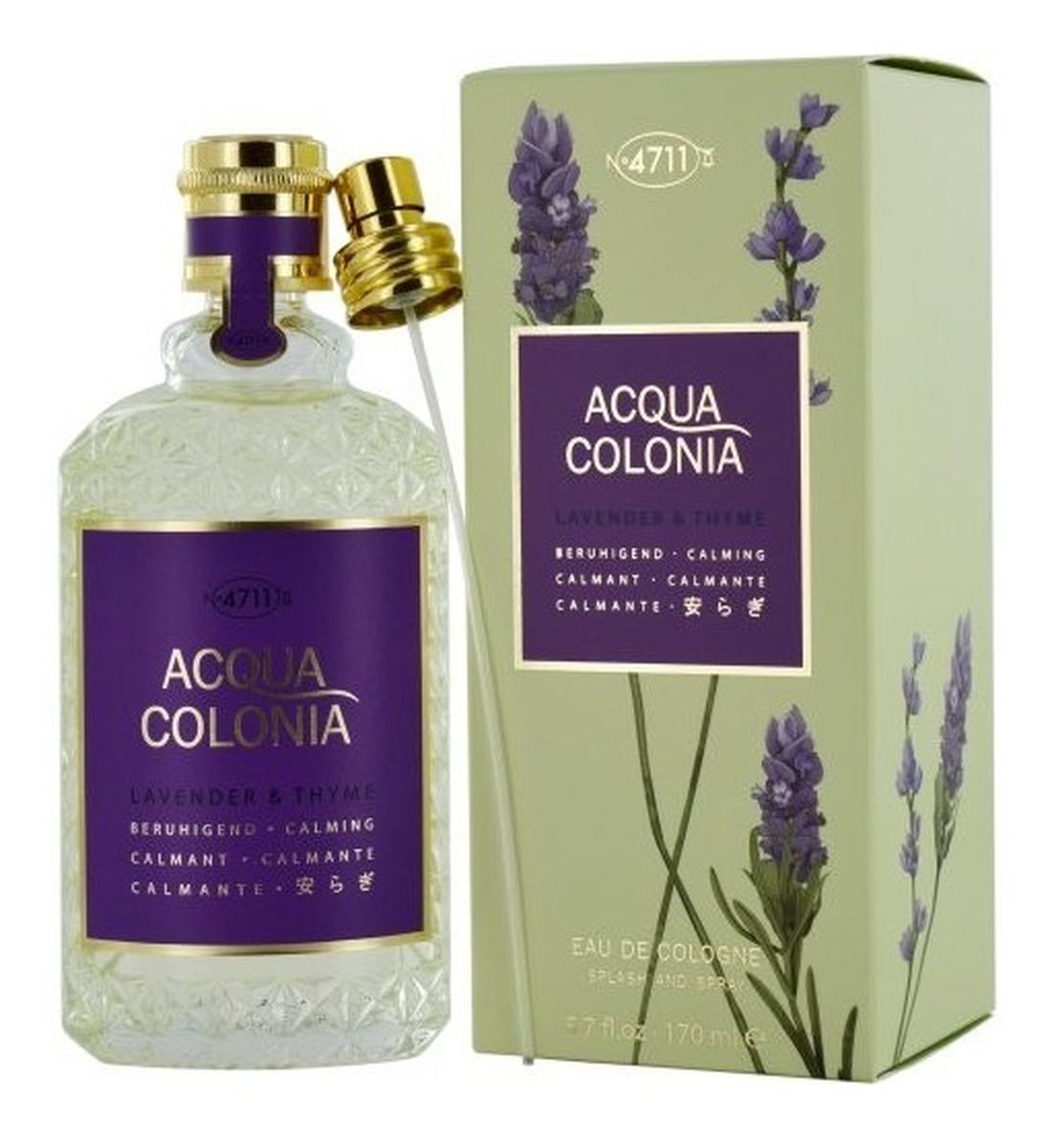 Lavender & Thyme Woda kolońska splash and spray