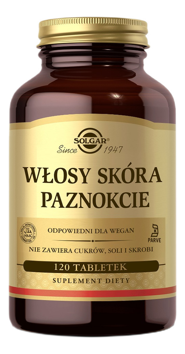 Włosy skóra paznokcie suplement diety 120 tabletek