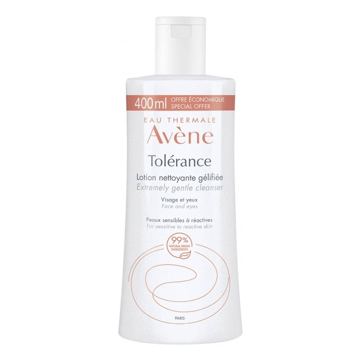 Avene Tolerance Extremely Gentle Cleanser oczyszczający żel-balsam do skóry wrażliwej 400ml