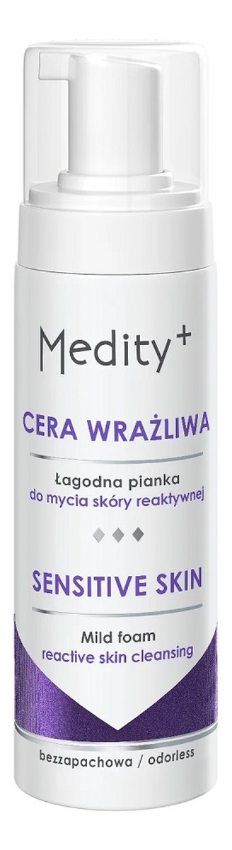 Cera wrażliwa łagodna pianka do mycia twarzy