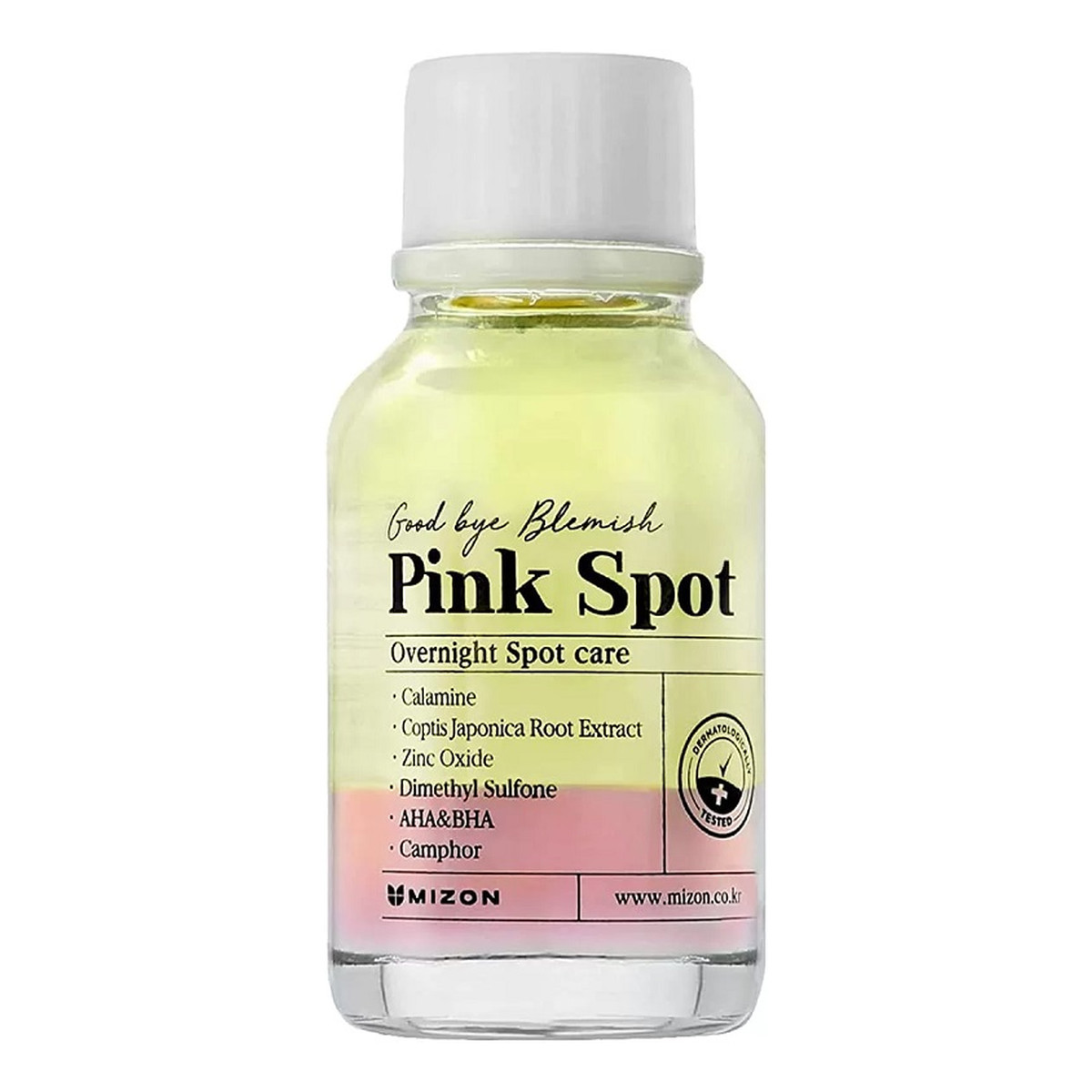 Mizon Goodbye Blemish Pink Spot Serum z pudrem do stosowania miejscowego przeciw trądzikowi 19ml