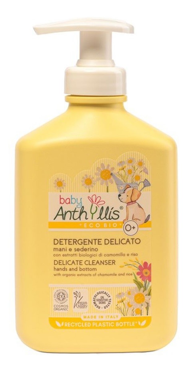 Delikatny płyn do mycia twarzy rąk i higieny intymnej