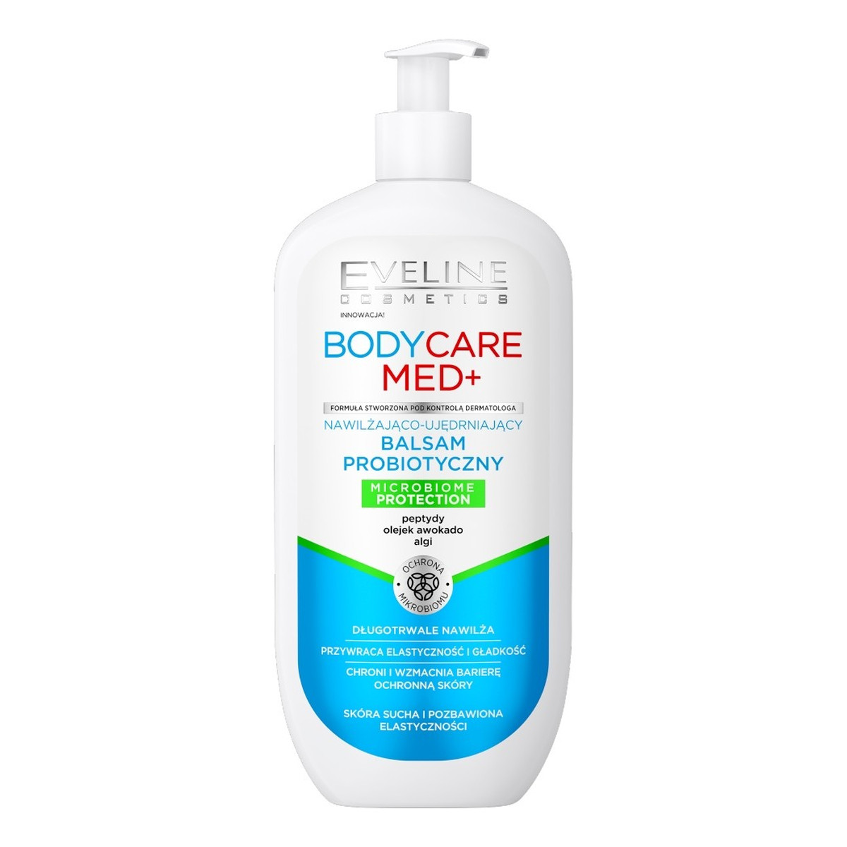 Eveline Body Care Med + Silnie Nawilżająco-Ujędrniający Balsam probiotyczny do skóry suchej i pozbawionej elastyczności 350ml