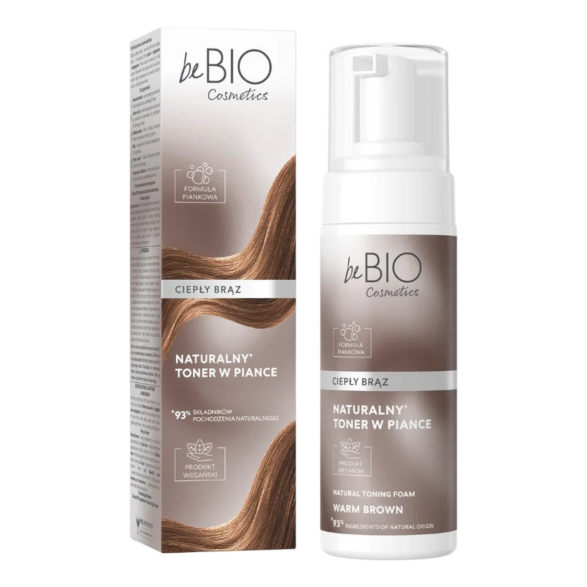 Be Bio Ewa Chodakowska Naturalny Toner w piance Ciepły Brąz 120ml