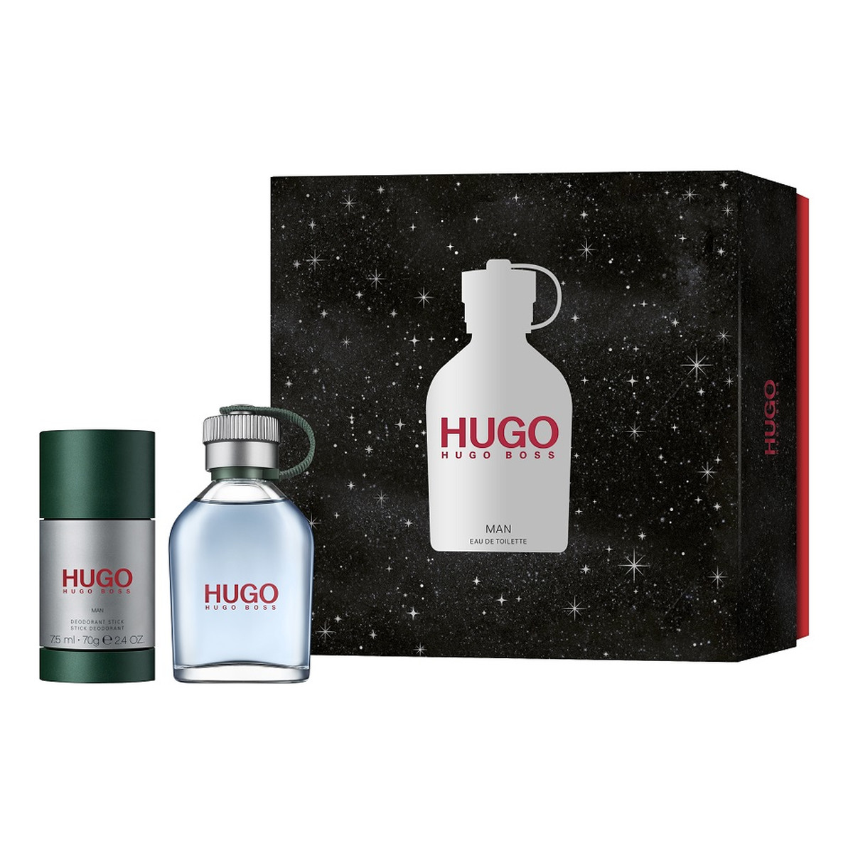 Hugo Boss Hugo Man Zestaw woda toaletowa spray 75ml + dezodorant sztyft 75ml