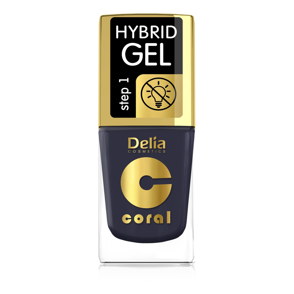 Delia Coral Hybrid Gel Emalia do paznokci lakier hybrydowy bez lampy 11ml