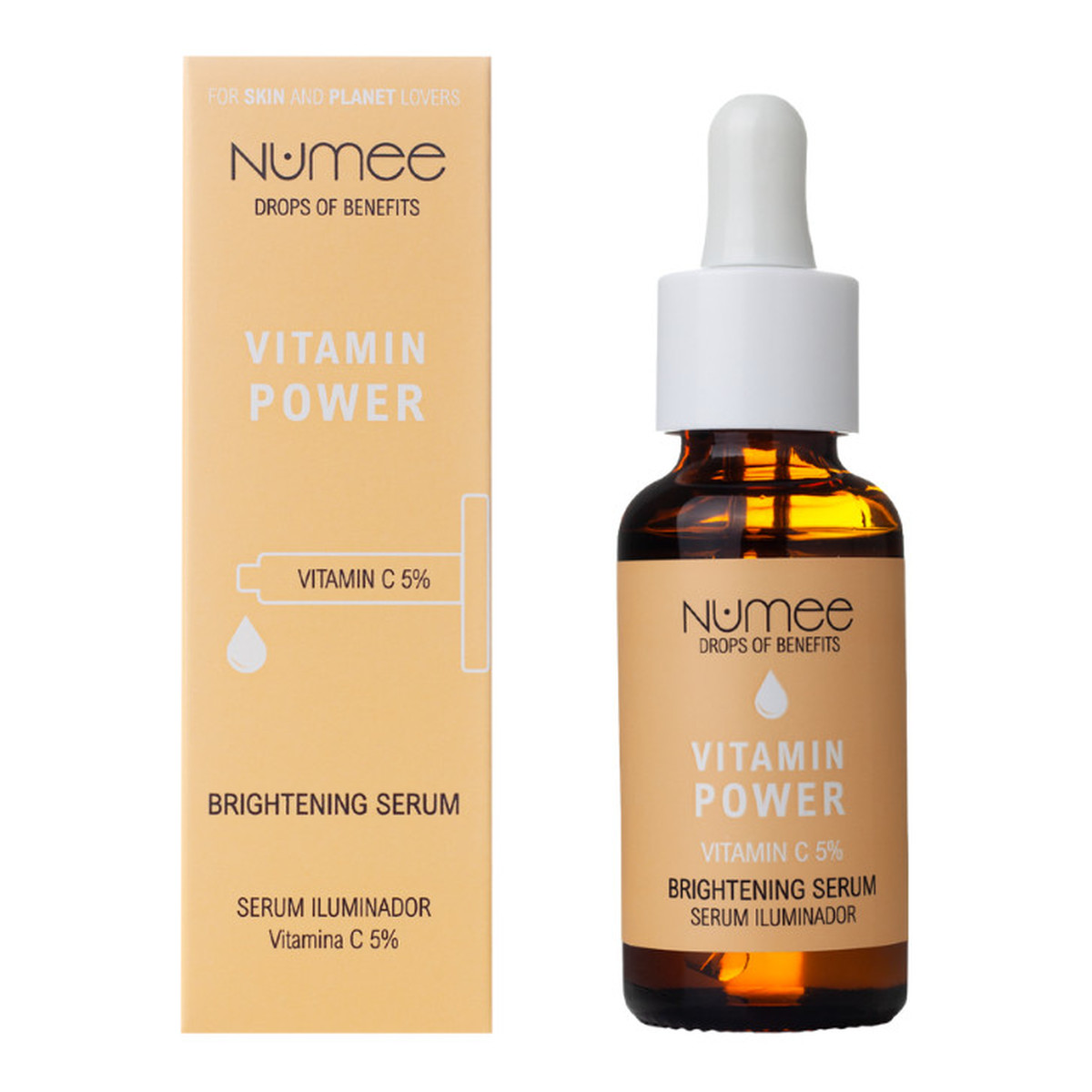 Numee Drops of Benefits Vitamin Power Serum rozświetlające z Witaminą C 30ml