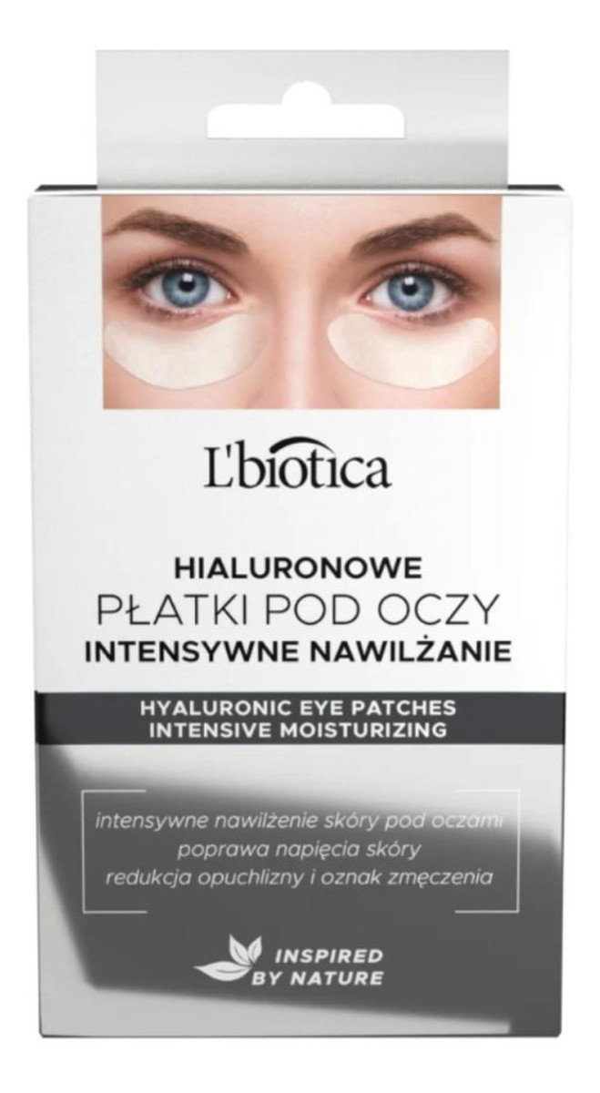 Hialuronowe płatki pod oczy- intensywnie nawilżające