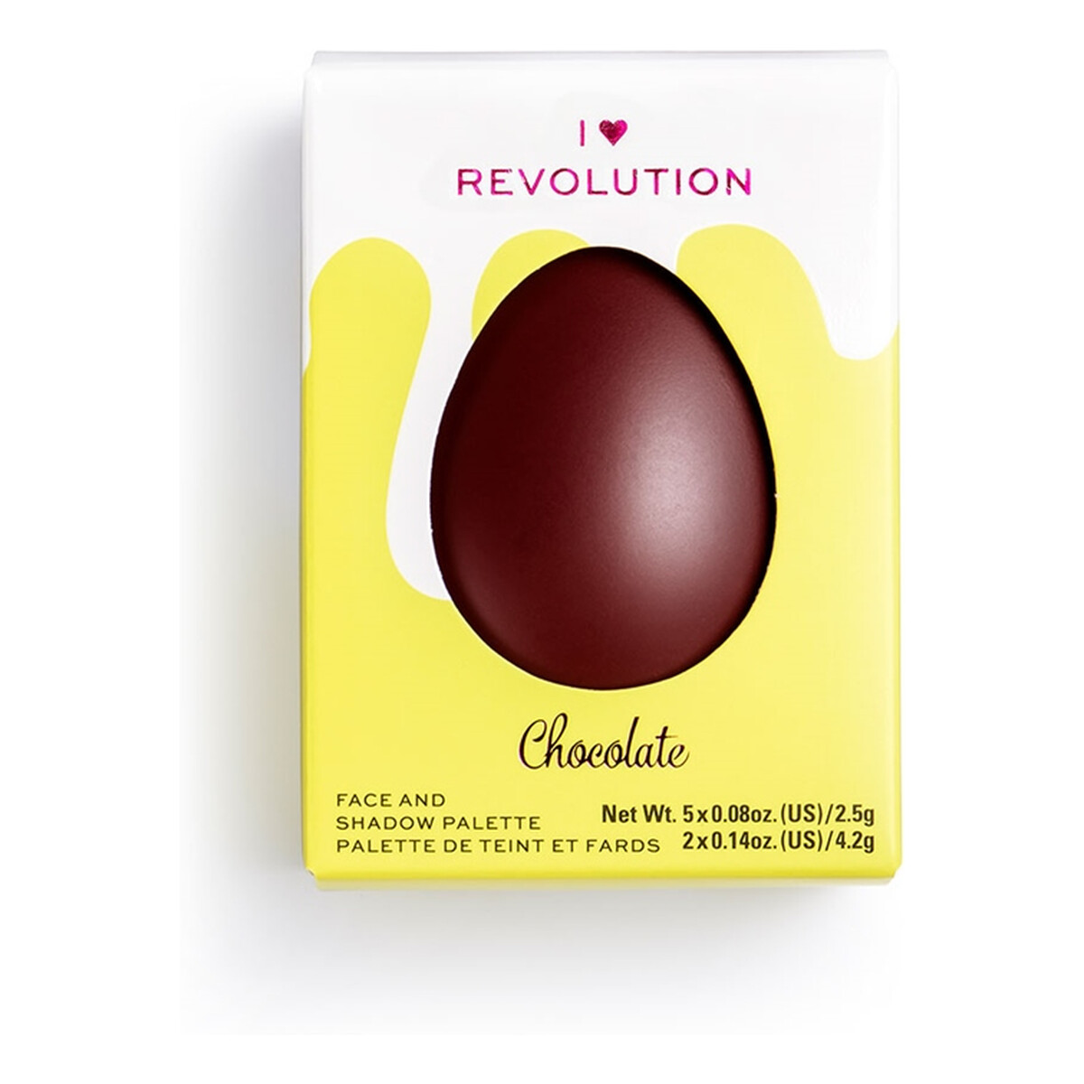Makeup Revolution I Heart Revolution Easter Egg Zestaw do makijażu (cienie+rozświetlacze) Chocolate