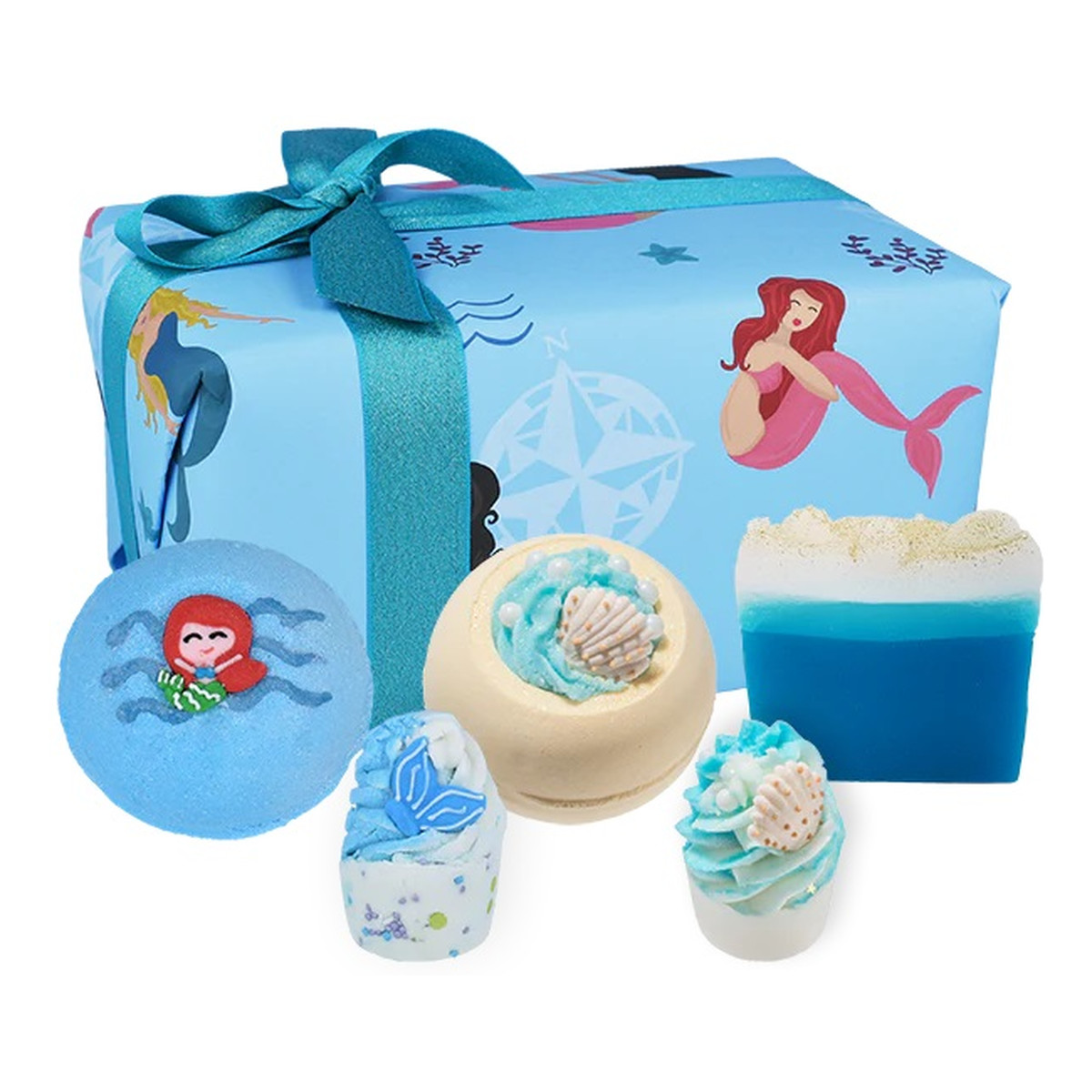 Bomb Cosmetics Part Time Mermaid Zestaw upominkowy do kąpieli 5szt