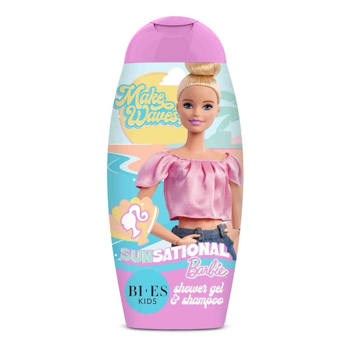 Barbie Żel pod prysznic i szampon 2w1 Sunsational 250ml