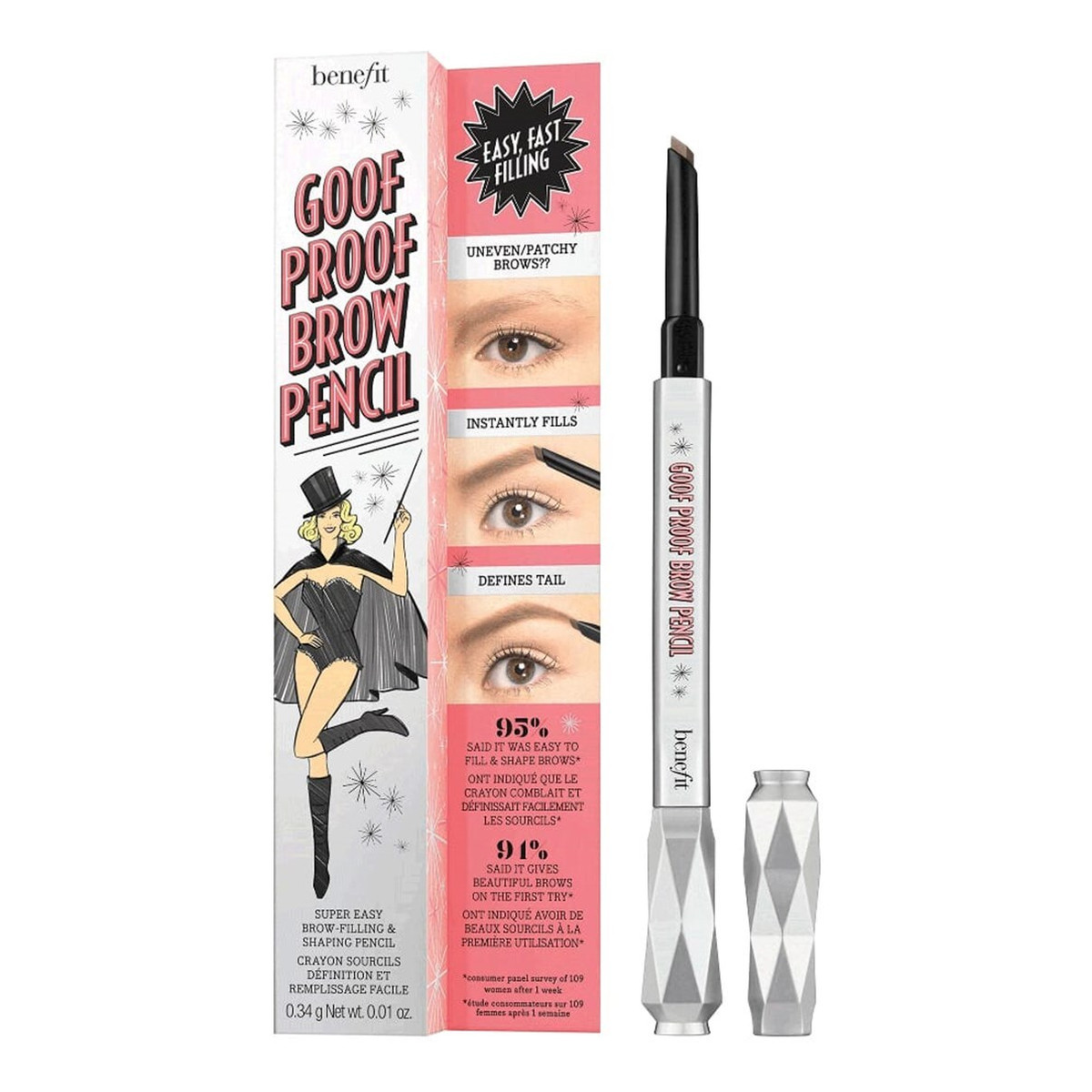 Benefit Goof Proof Brow Kredka do brwi Warm Medium Brown