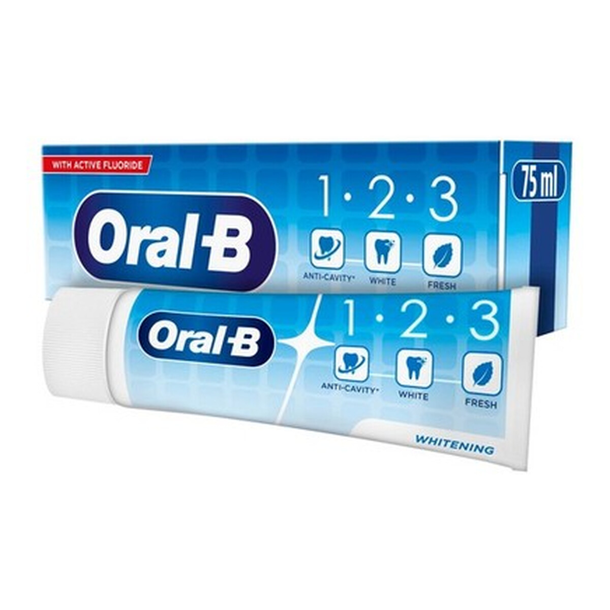 Oral-B 123 Pasta do zębów wybielająca Whitening 75ml