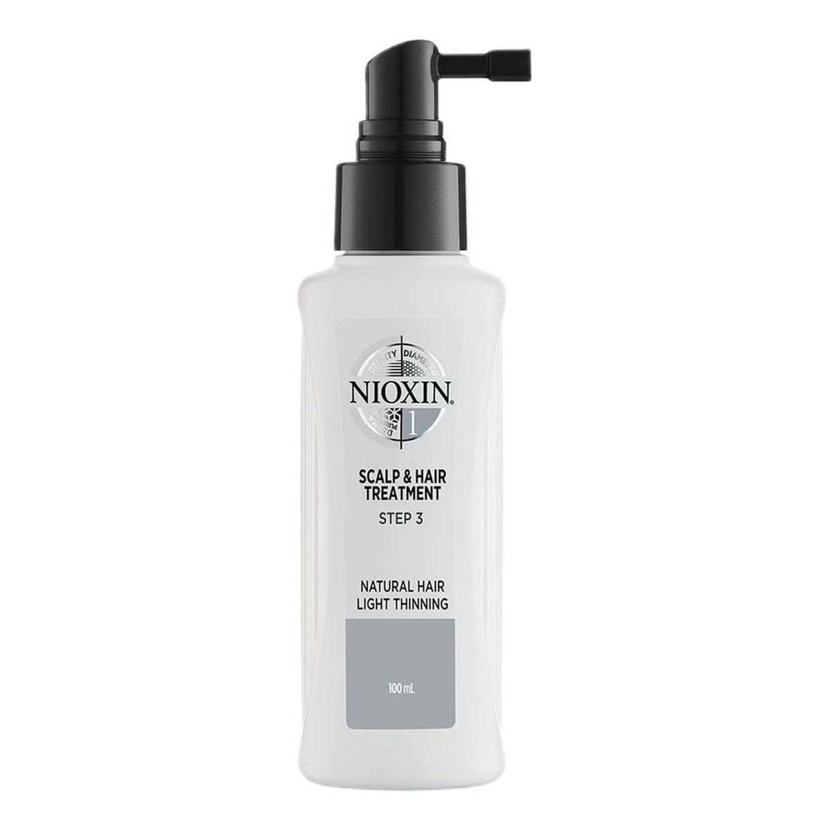 Nioxin System 1 leave-in scalp hair treatment kuracja bez spłukiwania do skóry głowy i włosów naturalnych lekko przerzedzonych 100ml