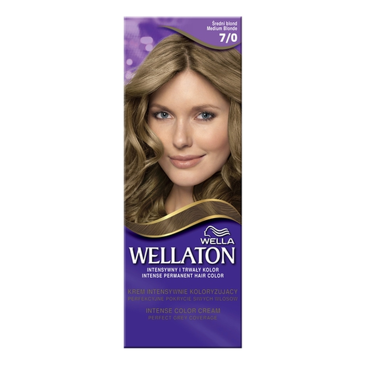 Wella Wellaton Krem Trwale Koloryzujący Średni Blond (7/0) 110ml