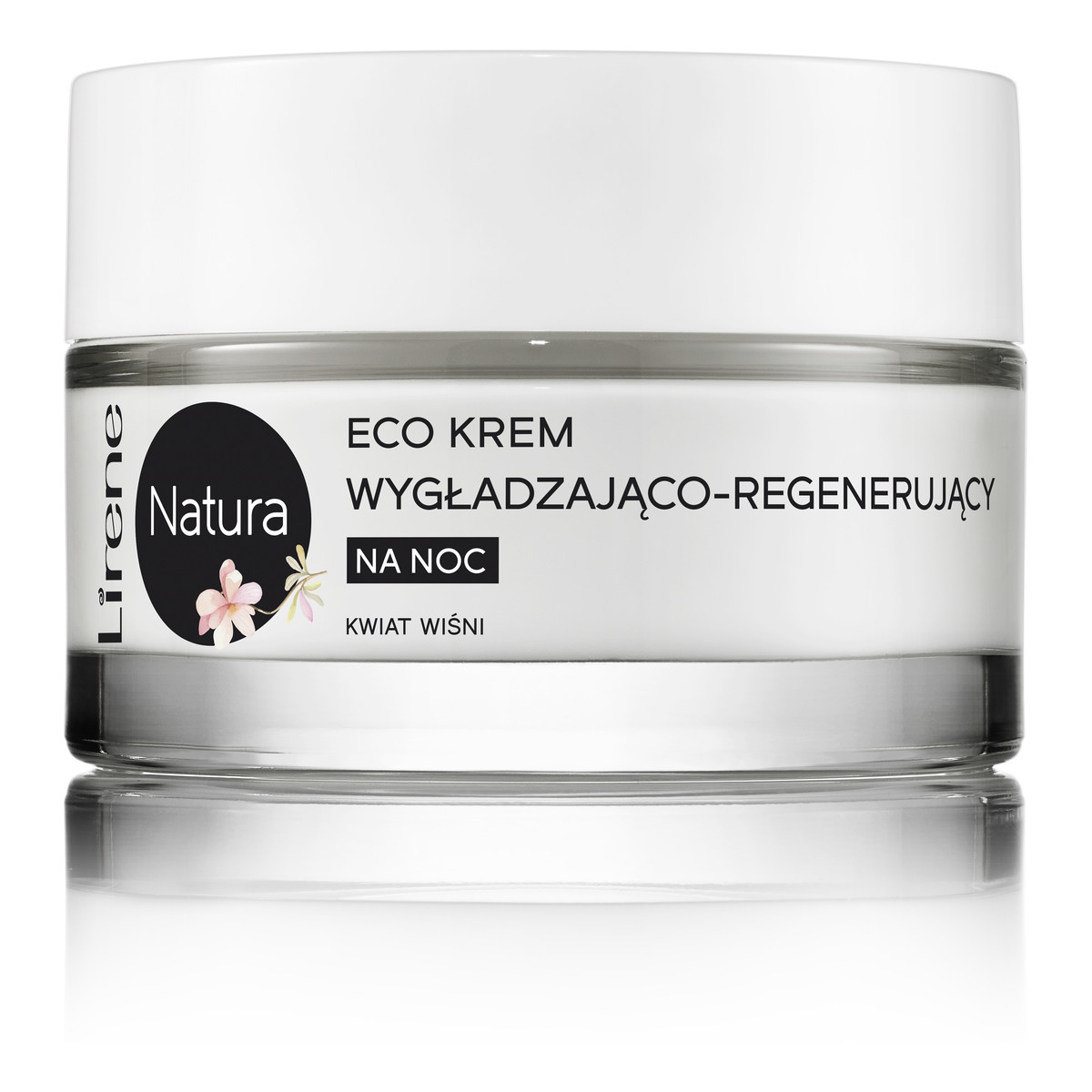 Lirene NATURA ECO KREM WYGŁADZAJĄCO-REGENERUJĄCY NA NOC KWIAT WIŚNI 50ml