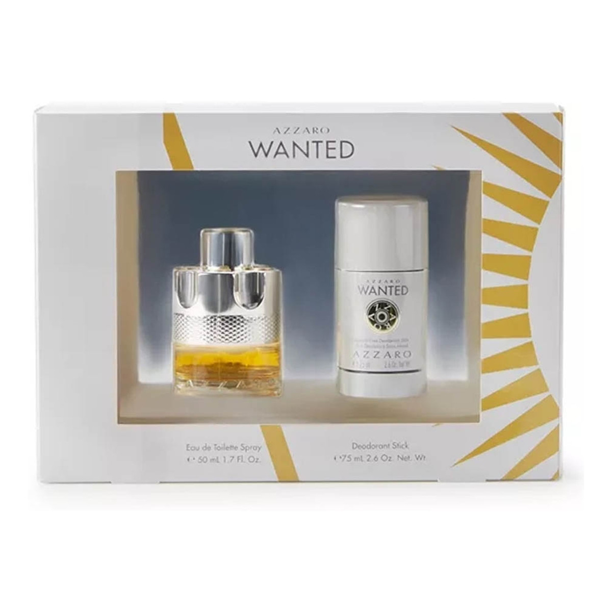 Azzaro Wanted Zestaw woda toaletowa spray 50ml + dezodorant sztyft 75ml