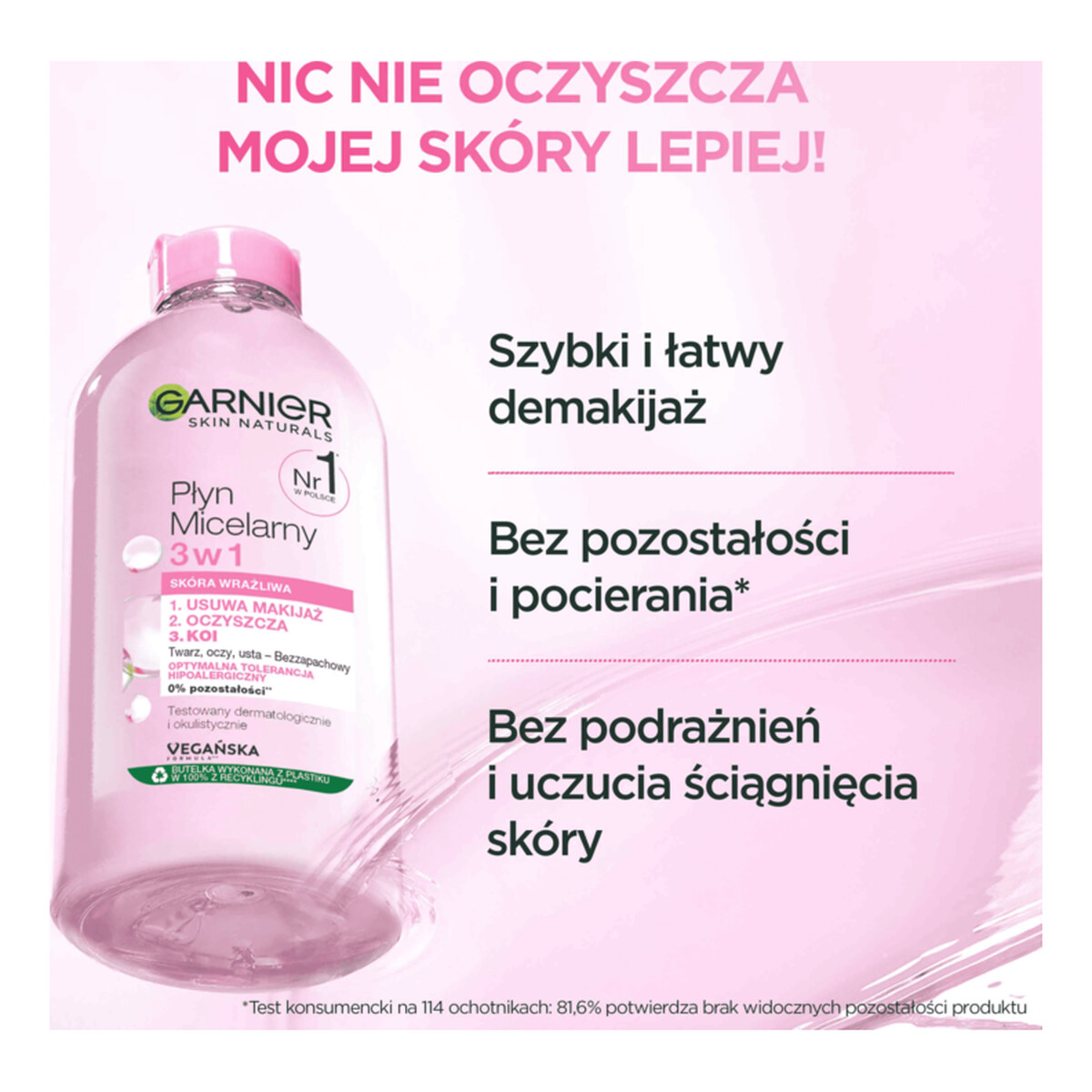 Garnier Skin Naturals Płyn Micelarny 3w1 400ml