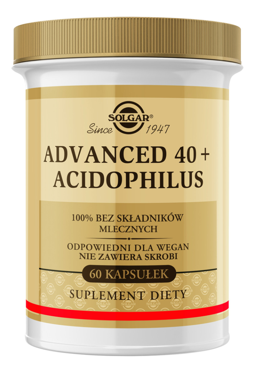 Advanced 40+ Acidophilus suplement diety 60 Kapsułek
