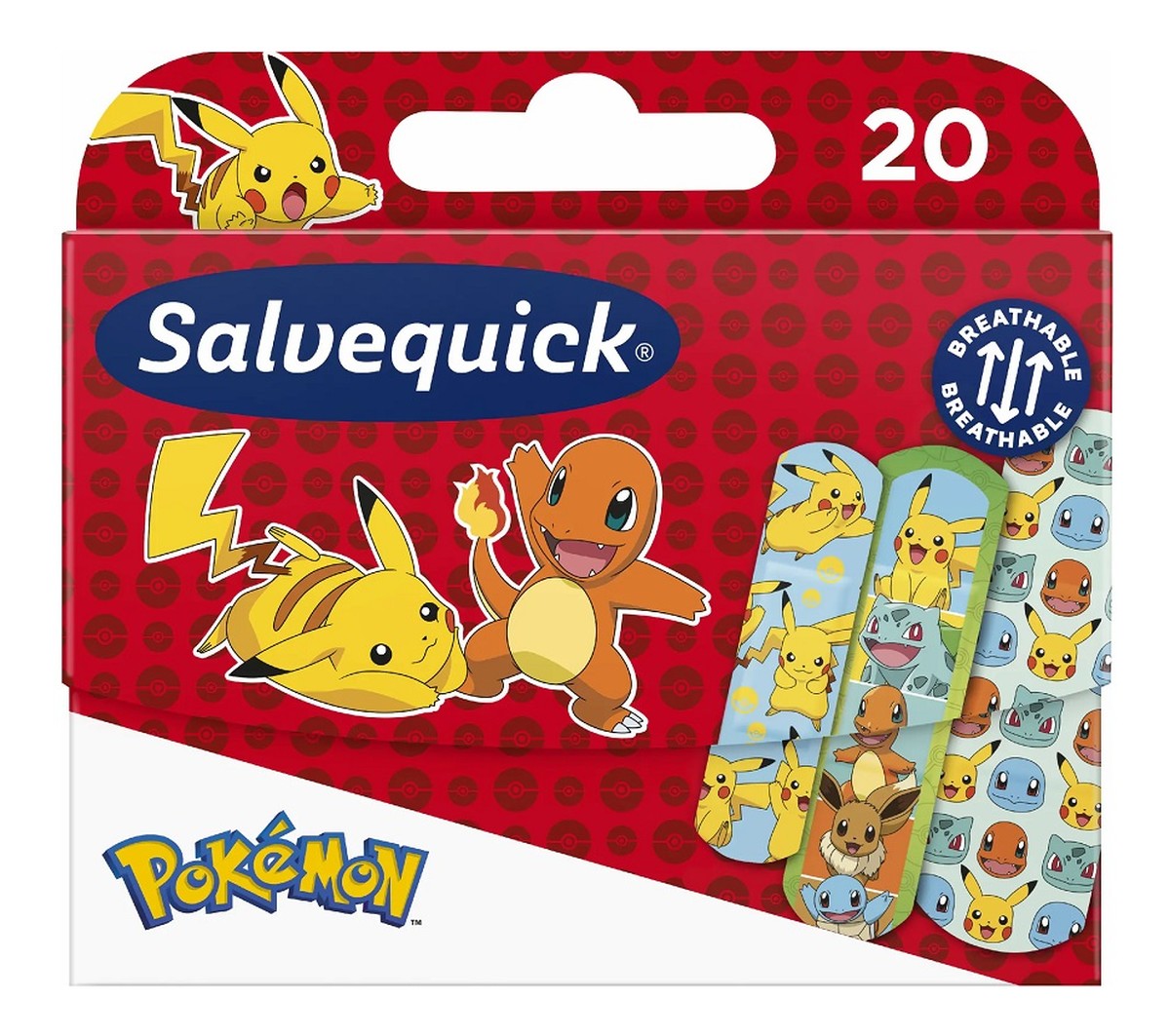 Pokemon plastry dla dzieci 20szt.