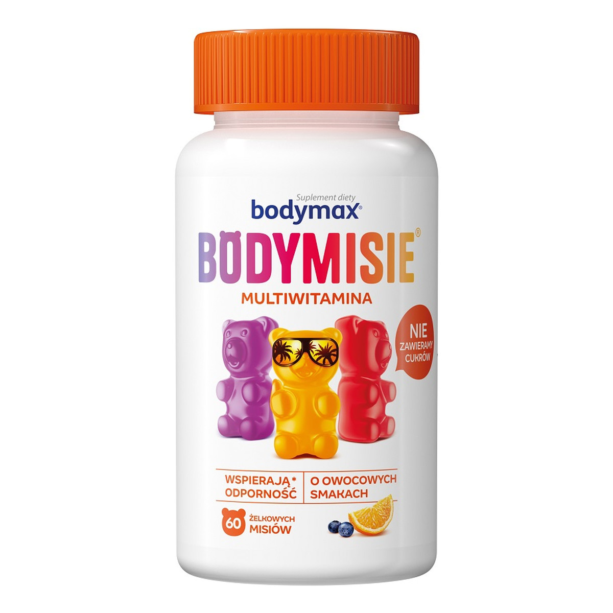 Bodymax Bodymisie Żelki dla dzieci suplement diety multiwitamina 60szt.